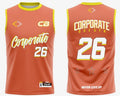 2026 Corporate Box Basketball Jersey (orange/white)