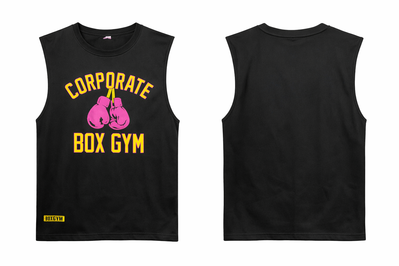 Corporate Box Singlet (Black)