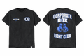 Corporate Box T-Shirt - Over-size (Black/Blue)